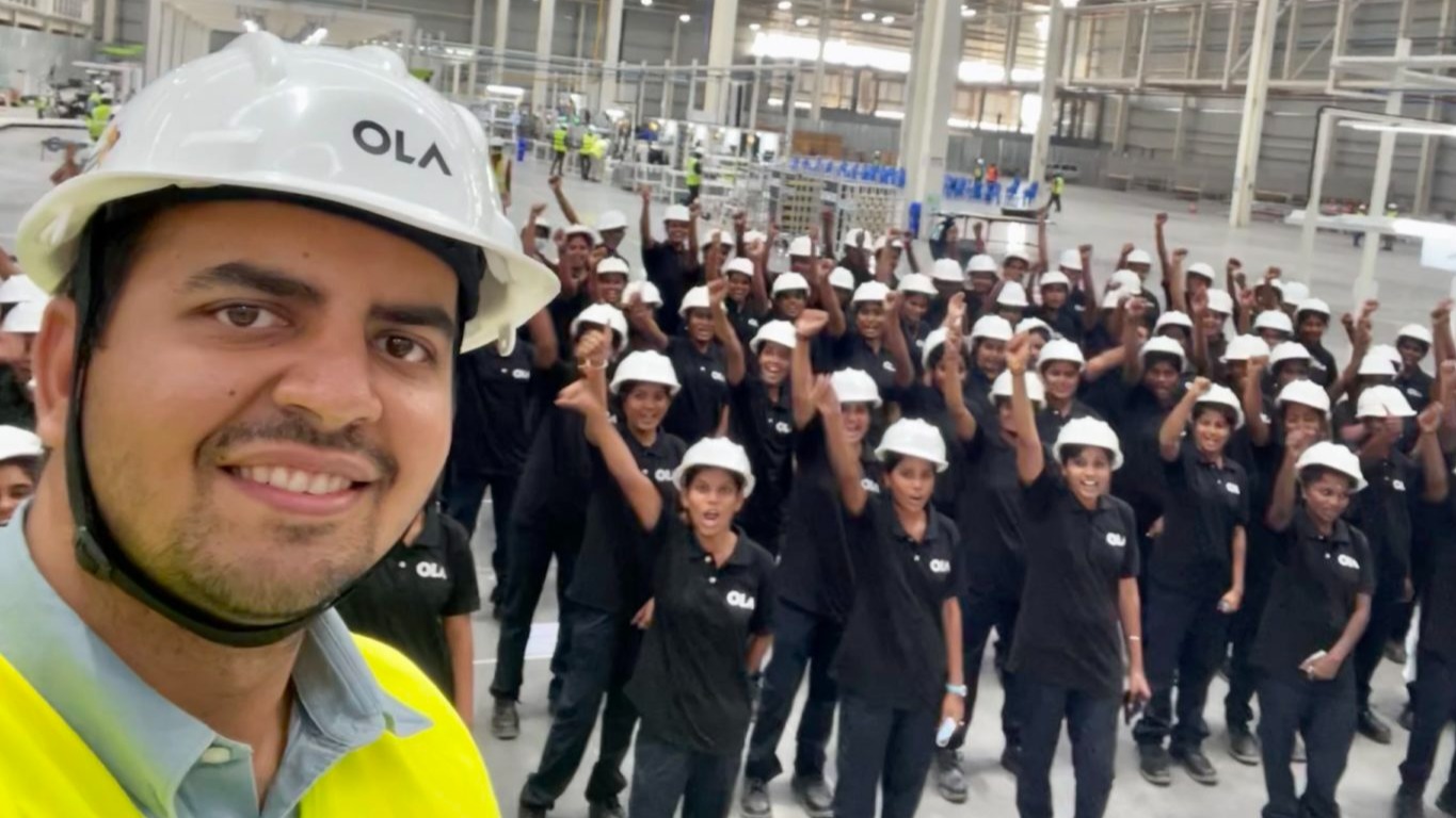 Indian startup Ola opens all-female electric scooter factory