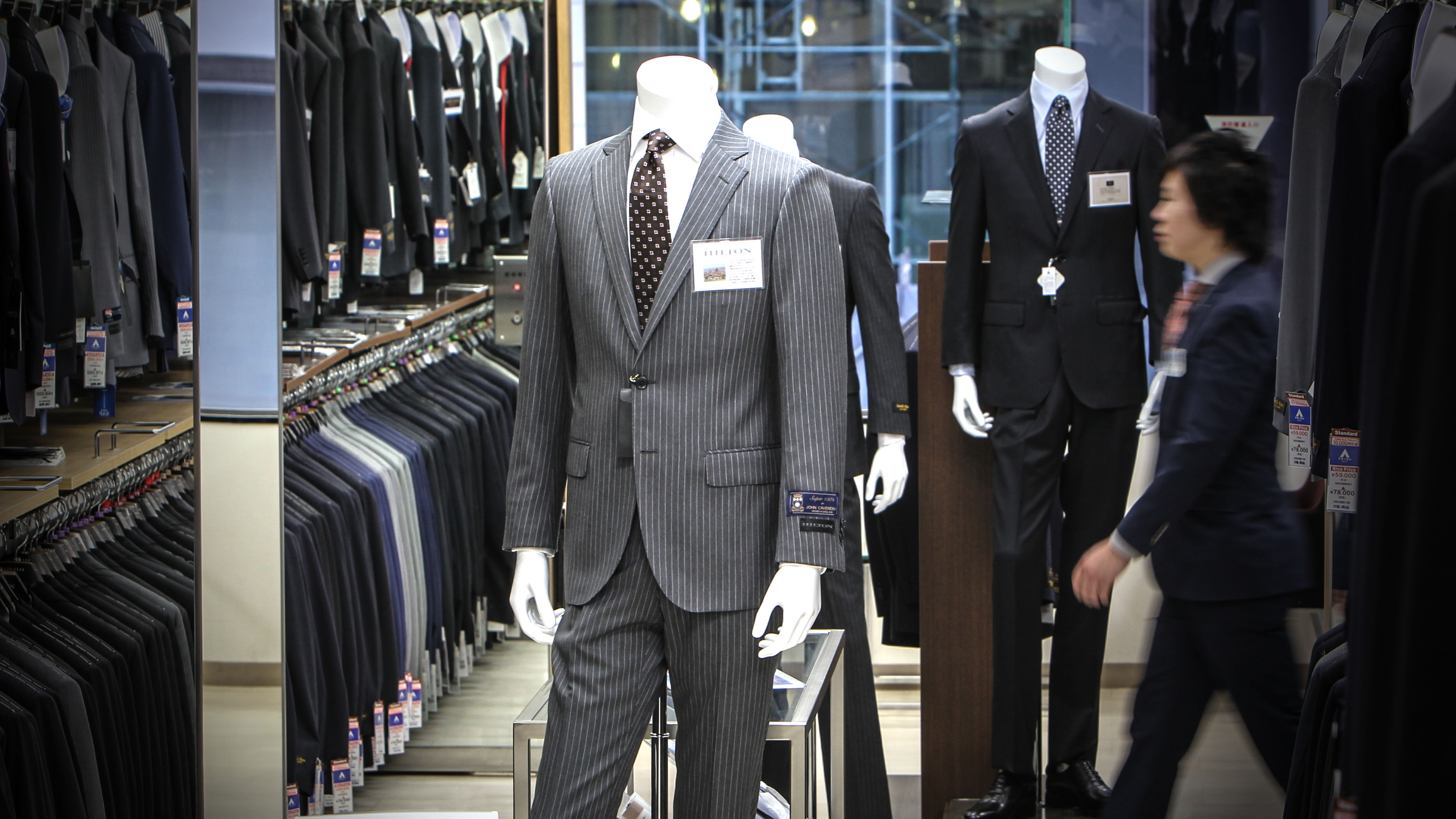 COVID-hit Japan business clothier Aoyama to shrink 400 stores